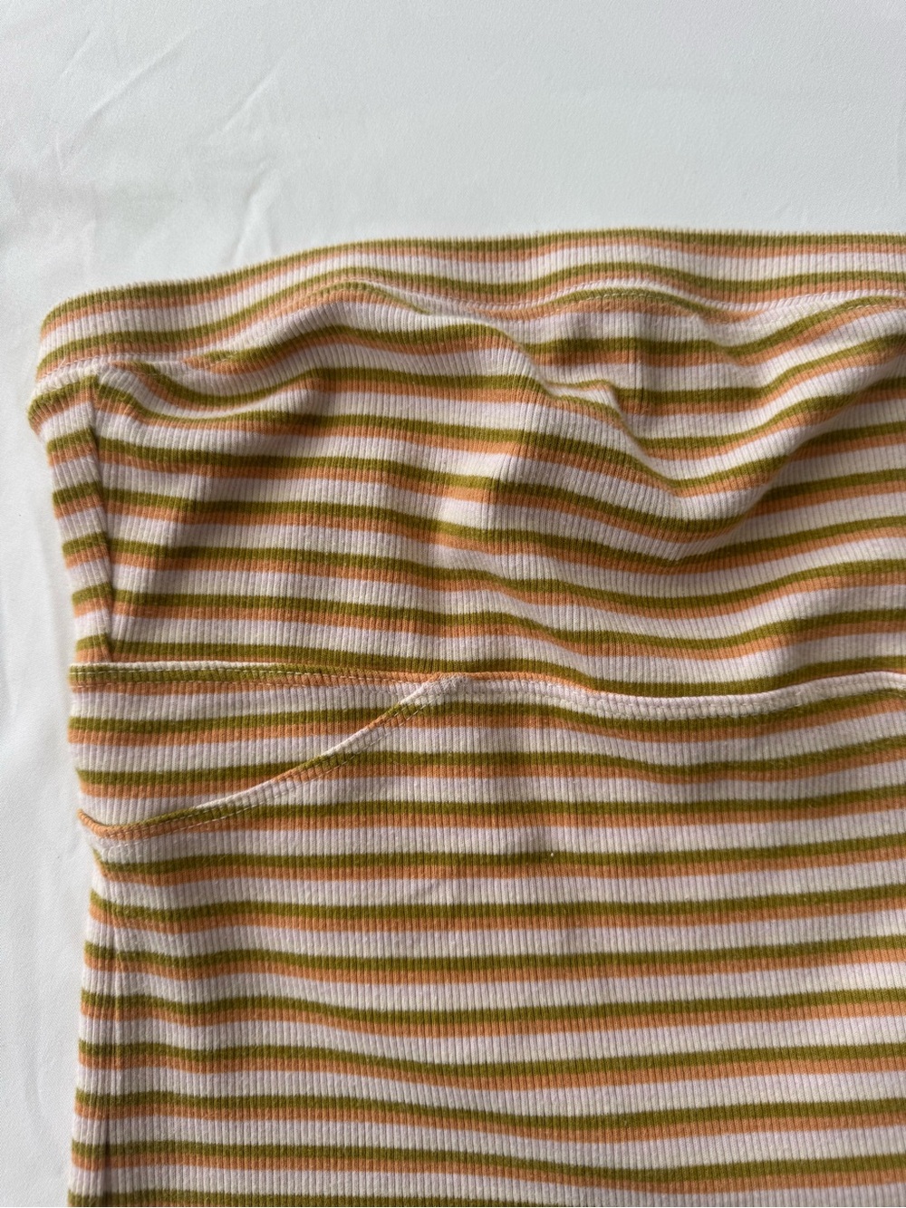 BDG Strapless Striped Tube Top - Size Medium - Picture 2 of 6